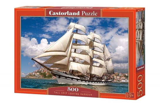 Castorland, puzzle, Statek opuszczający port, 500 el. Castorland