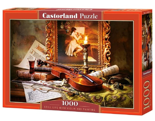 Castorland, puzzle, Still Life With Violin And Painting, 1000 el. Castorland
