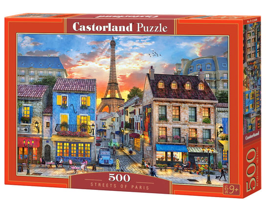 Castorland, puzzle, Streets of Paris, 500 el. Castorland