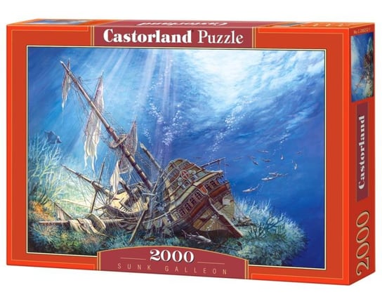 Castorland, puzzle, Sunk Galleon, 2000 el. Castorland