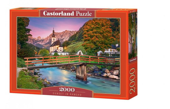 Castorland, puzzle, Sunset in Ramsau, 2000 el. Castorland
