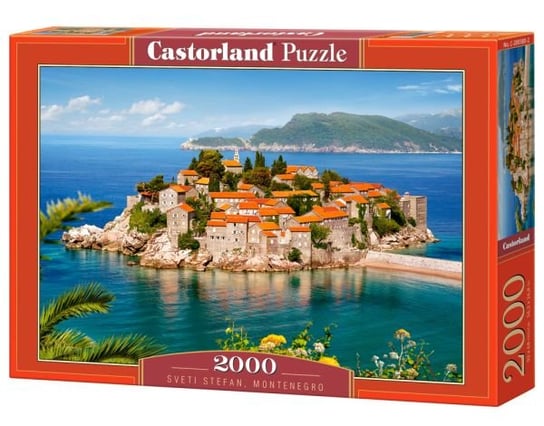 Castorland, puzzle, Sveti Stefan Montenegro, 2000 el. Castorland