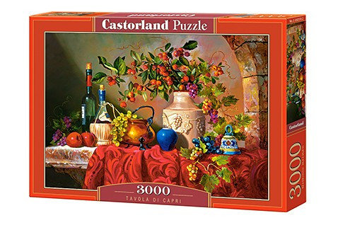 Castorland, puzzle, Tavola di Capri, 3000 el. Castorland