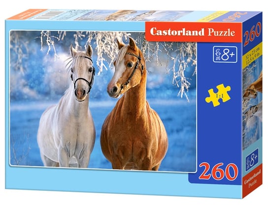 Castorland, puzzle, The winter Horses, 260 el. Castorland