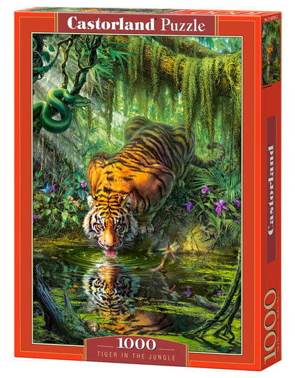 Castorland, puzzle, Tiger in the Jungle, 1000 el. Castorland