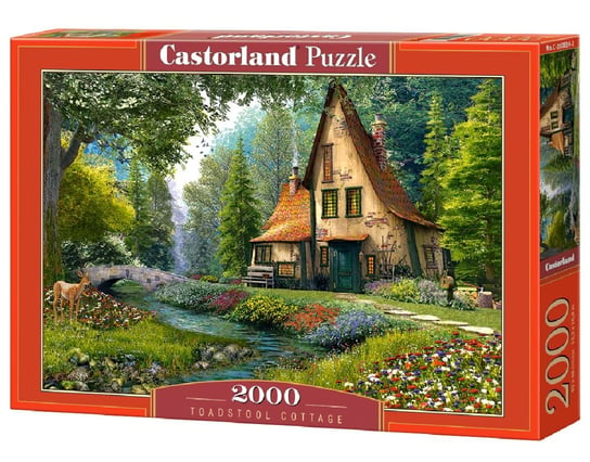 Castorland, puzzle, Toadstool Cottage, 2000 el. Castorland