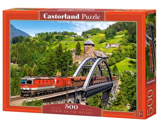 Castorland, puzzle, Train on the Bridge, 500 el. Castorland