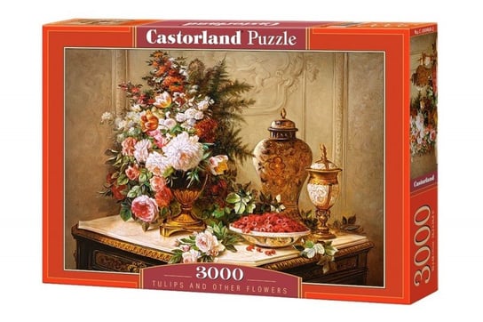 Castorland, puzzle, Tulipany i inne kwiaty, 3000 el. Castorland