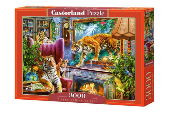 Castorland, puzzle, Tygrysy wracają do życia, 3000 el. Castorland