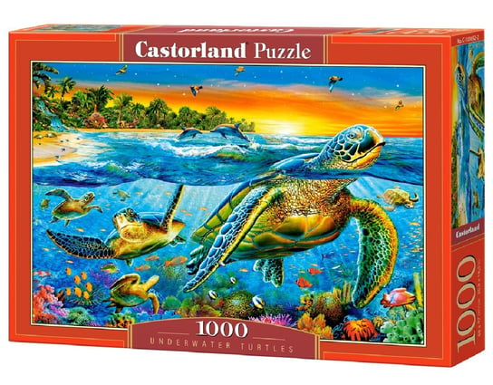 Castorland, puzzle, Underwater Turtles, 1000 el. Castorland