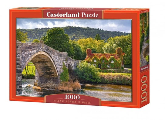 Castorland, puzzle, Village corner in Wales, 1000 el. Castorland