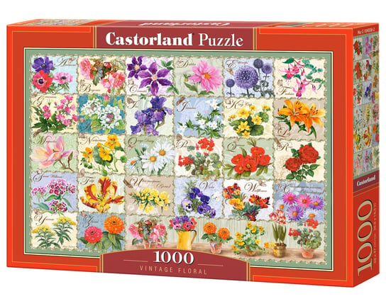 Castorland, puzzle, Vintage Floral, 1000 el. Castorland