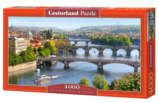 Castorland, puzzle, Vltava Bridges in Prague, 4000 el. Castorland