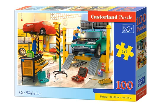Castorland, puzzle, warsztat samochodowy, 100 el. Castorland