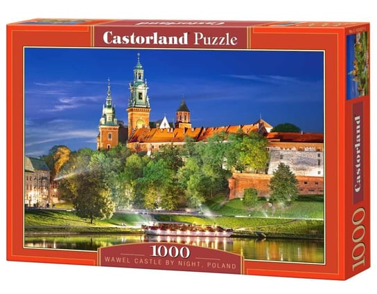 Castorland, puzzle, Wawel Castle by night Poland, 1000 el. Castorland