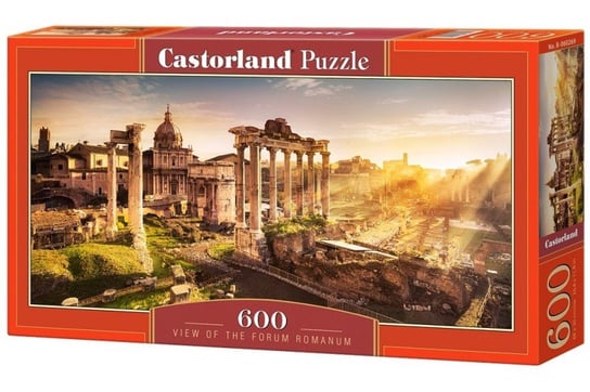 Castorland, puzzle, Widok na Forum Romanum, 600 el. Castorland