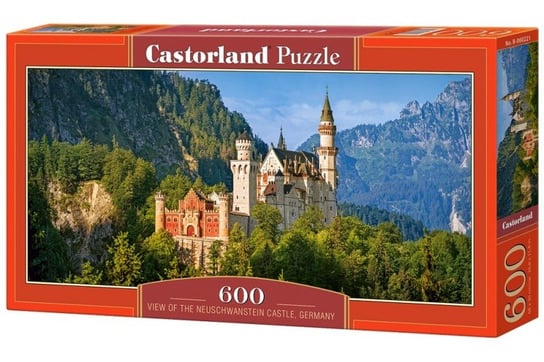 Castorland, puzzle, Widok na Zamek Neuschwanstein, 600 el. Castorland