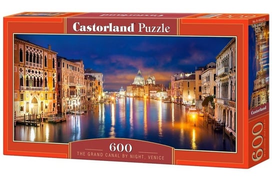 Castorland, puzzle, Wielki Kanał nocą - Wenecja, 600 el. Castorland