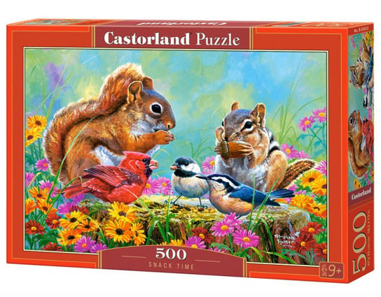 Castorland, puzzle, Wiewiórki Snack Time, 500 el. Castorland