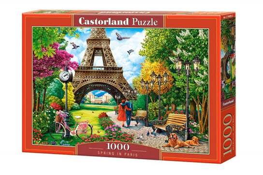 Castorland, puzzle, Wiosna w Paryżu, 1000 el. Castorland