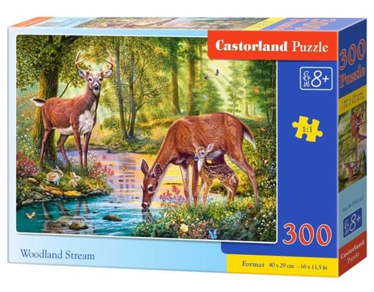 Castorland, puzzle, Woodland Stream, 300 el. Castorland