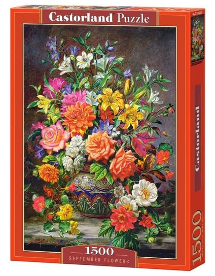 Castorland, puzzle, Wrześniowe kwiaty, 1500 el. Castorland