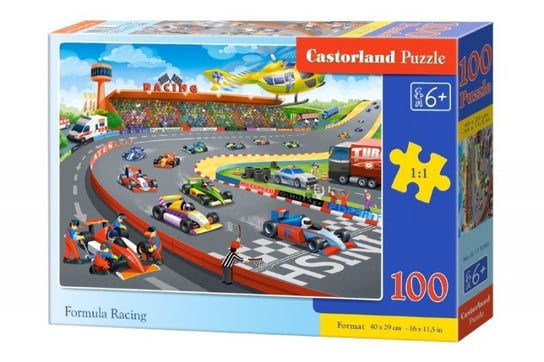 Castorland, puzzle, Wyścig Formuły, 100 el. Castorland