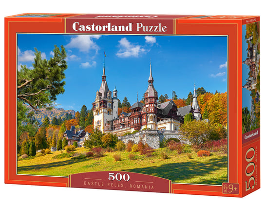 Castorland, puzzle, zamek Peles Rumunia, 500 el. Castorland