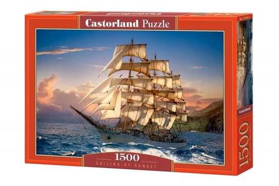 Castorland, puzzle, Żegluga o zmierzchu, 1500 el. Castorland