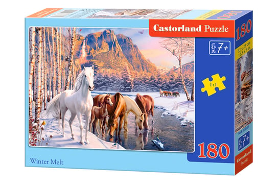Castorland, puzzle, Zimowe roztopy, 180 el. Castorland