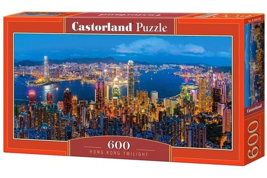 Castorland, puzzle, Zmierzch w Hongkongu, 600 el. Castorland
