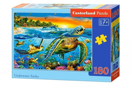 Castorland, puzzle, Żółwie morskie, 180 el. Castorland