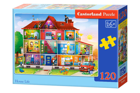 Castorland, puzzle, życie w domu, 120 el. Castorland