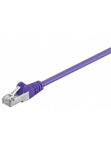 Cat 5E Kabel Łączący, Sf/Utp, Fioletowy - Długość Kabla 1.5 M Goobay