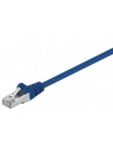 Cat 5E Kabel Łączący, Sf/Utp, Niebieski - Długość Kabla 0.25 M Goobay