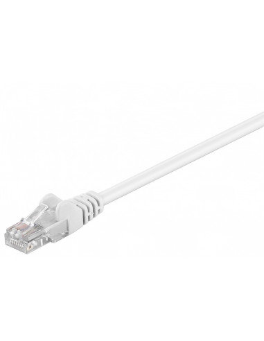 Cat 5E Kabel Łączący, U/Utp, Biały - Długość Kabla 0.5 M RB-LAN