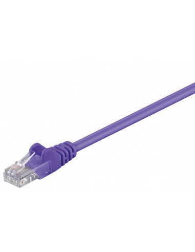 Cat 5E Kabel Łączący, U/Utp, Fioletowy - Długość Kabla 0.25 M RB-LAN