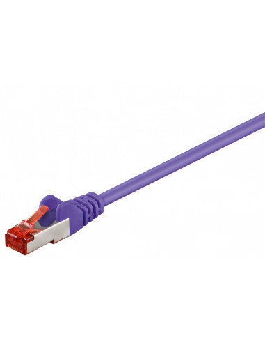 Cat 6 Kabel Łączący, S/Ftp (Pimf), Fioletowy - Długość Kabla 1.5 M Goobay