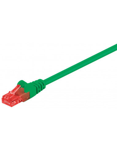 Cat 6Kabel Łączący, U/Utp, Zielony - Długość Kabla 0.25 M Goobay