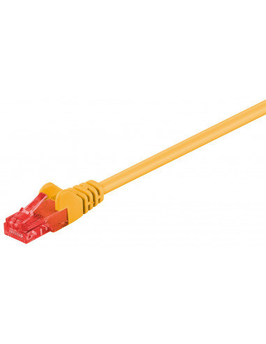 Cat 6Kabel Łączący, U/Utp, Żółty - Długość Kabla 0.5 M Goobay