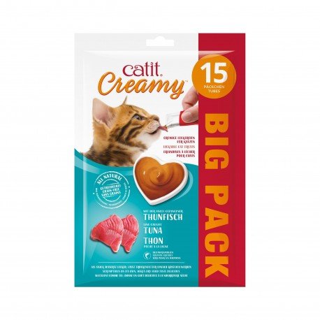 Cat It Creamy Tuna mokry przysmak pasta dla kota tuńczyk z tauryną 15szt/op Catit