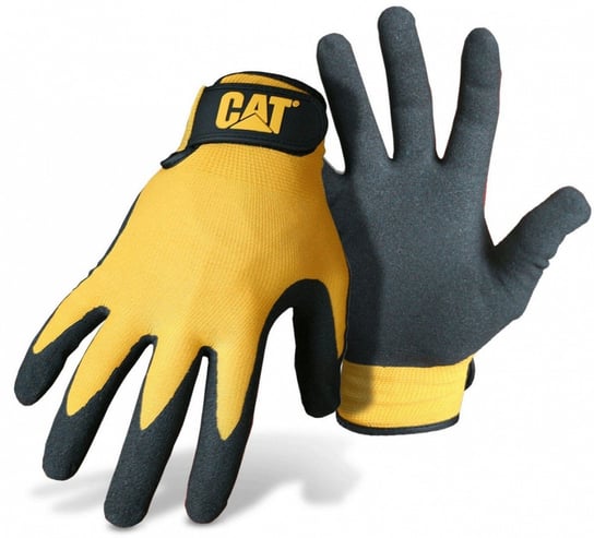 Cat, Rękawice ochronne 017416, żółto-czarne, rozmiar L Cat