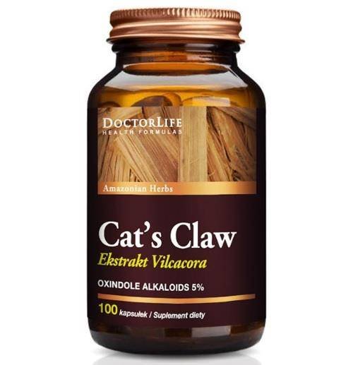 Cat’s Claw, Ekstrakt koci pazur 6000mg suplement diety, 100 kaps. Doctor Life