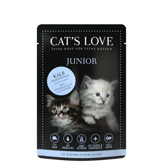 Cat'S Love Junior Karma dla kotów Cielęcina W Naturalnej galaretce 85g Inny producent