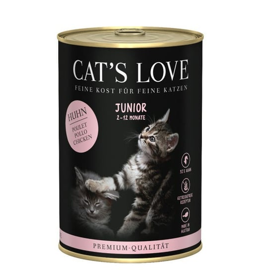 Cat'S Love Junior Mokra karma dla kotów kurczak Z Algami I Olejem Z Krokosza 400g Inny producent