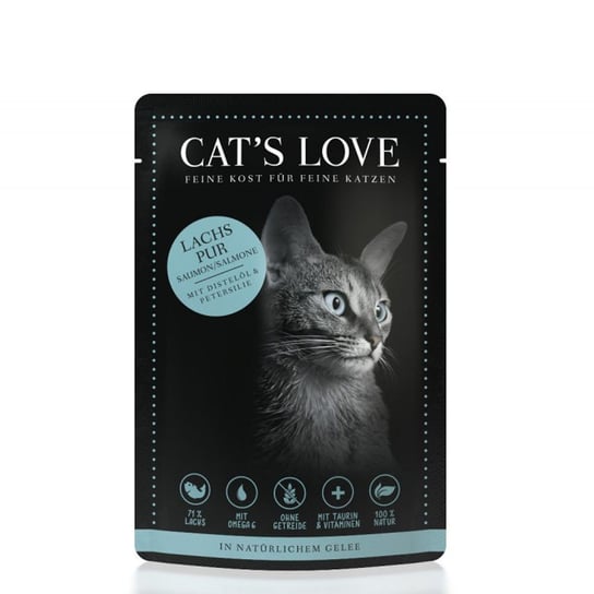 Cat'S Love Karma dla kotów Łosoś W Naturalnej galaretce 85g Inny producent