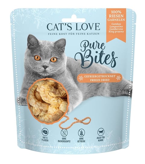 CAT'S LOVE Pure Bites krewetki królewskie - przysmaki liofilizowane dla kota (25 g) Inny producent