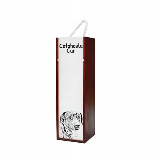 Catahoula Leopard Dog Pudełko na wino z grafiką Inna marka