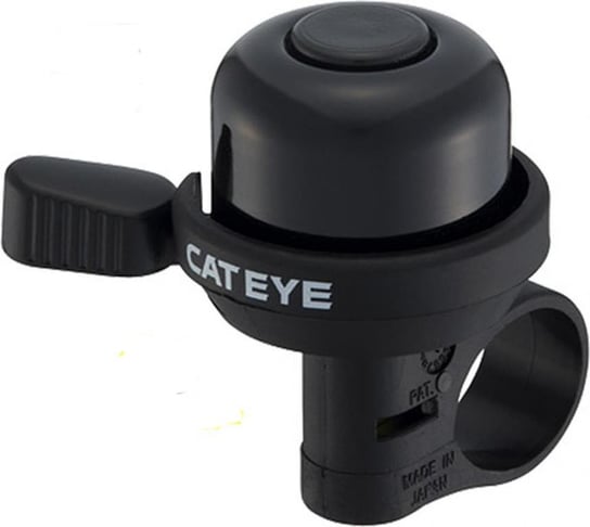 Cateye, Dzwonek rowerowy, Wind Bell PB-1000, czarny, rozmiar uniwersalny Cateye