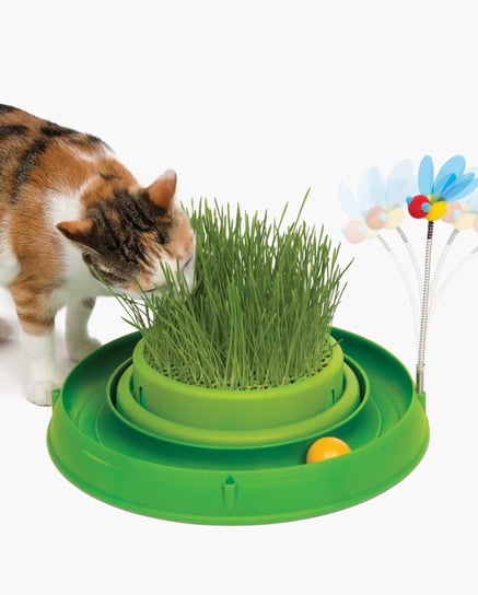Catit Tor Play'n Scratch z trawą - zabawka dla kota Catit